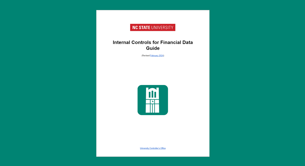 The cover of the Internal Controls for Financial Data Guide