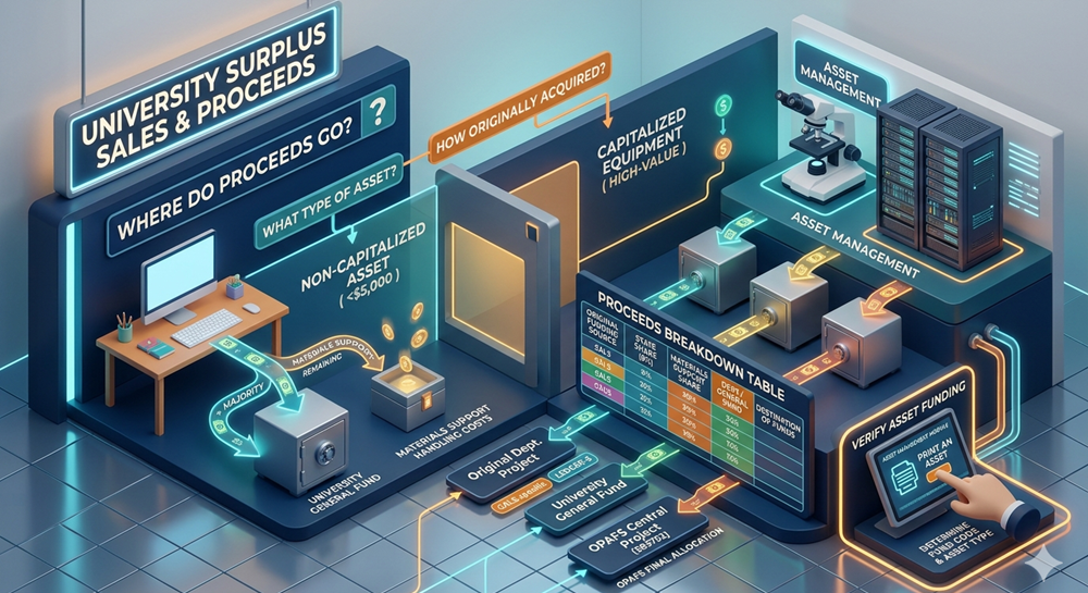 Surplus Sales proceeds process
